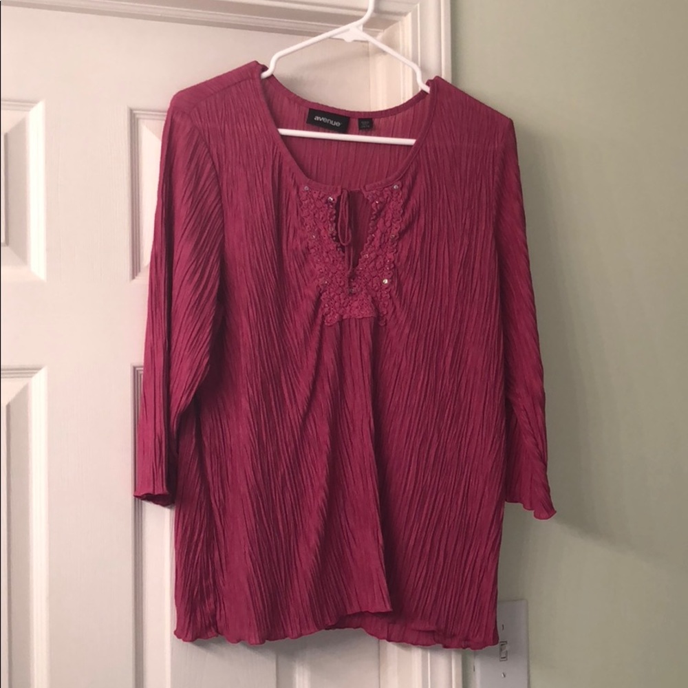 3/4 sleeve peasant top